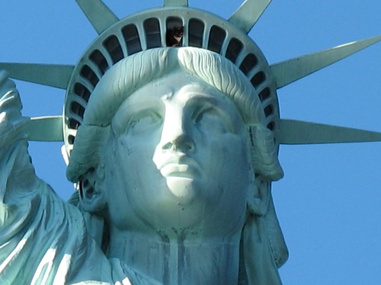 MOrris on the statue of liberty